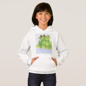 Froschliebhaber Hoodie (Vorne ganz)