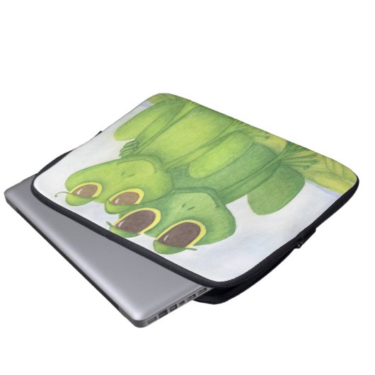 Froschliebhaber Laptopschutzhülle (Vorne Knopf)