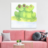 Froschliebhaber Leinwanddruck (Insitu (Wohnzimmer))