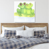 Froschliebhaber Leinwanddruck (Insitu (Schlafzimmer))