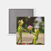 Froschliebhaber Magnet (Vorderseite/Rückseite)