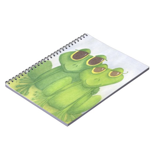 Froschliebhaber Notizblock (Linke Seite)