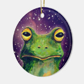 Froschliebhaber-Ornament Keramik Ornament (Links)