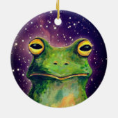 Froschliebhaber-Ornament Keramik Ornament (Hinten)