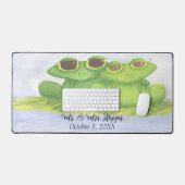 Froschliebhaber Schreibtischunterlage (Tastatur & Maus)