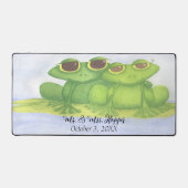 Froschliebhaber Schreibtischunterlage (Vorderseite)