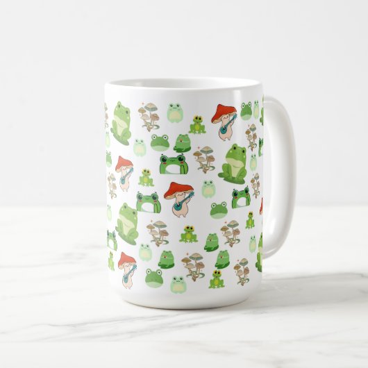 Froschliebhaber Tasse Geschenk, Frosch Tasse, Fros (VorderseiteRechts)