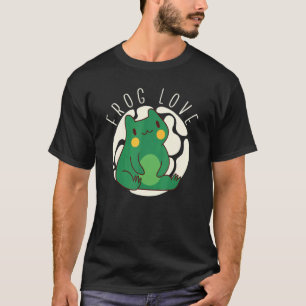 Froschliebt Kröte Froschfänger Jäger Amphibienfang T-Shirt