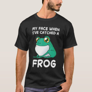 Froschliebt Krötenfroschfänger Jäger Amphibienfang T-Shirt
