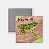 Froschmagnet in der Erinnerung Magnet (Vorderseite/Rückseite)