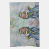 Froschmähnen Zeichnend Teetücher 40,6 cm x 61 cm Handtuch (Vertikal)