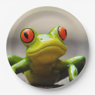 Froschmakro Pappteller