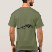 Froschmann vorwärts T-Shirt (Rückseite)