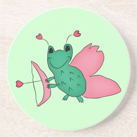 Froschmärchen aus Cassie's Valentine Untersetzer (Vorne)