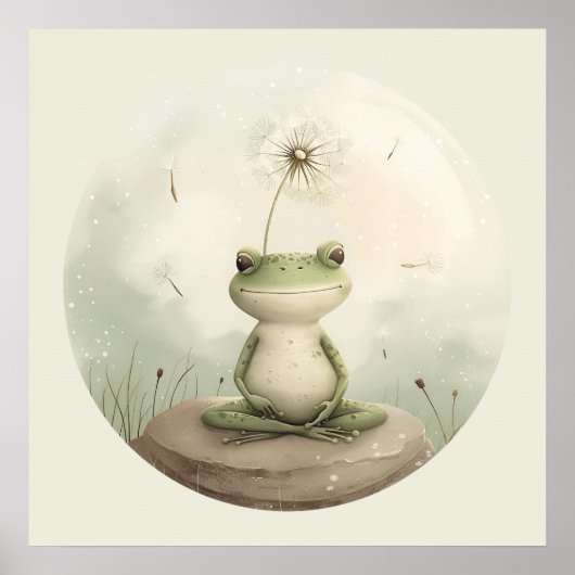 Froschmedikationsleuchte Poster (Vorne)