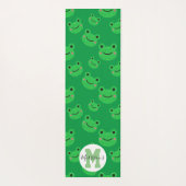 Froschmonogramm reversibel yogamatte (Rückseite)