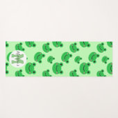 Froschmonogramm reversibel yogamatte (Vorderseite (Horizontal))