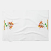 Froschmuschel Blumenküche Handtuch (Horizontal)