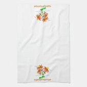 Froschmuschel Blumenküche Handtuch (Vertikal)