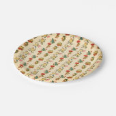 Froschmuster - Cotattcore Style Pappteller (Schrägansicht)