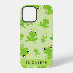 Froschmuster, grüne Frösche, Froschkönig, Ihr Name iPhone 12 Pro Hülle