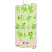 Froschmuster, grüne Frösche, Froschprinz, Ihr Name Autolufterfrischer (Links)