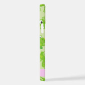 Froschmuster, grüne Frösche, Froschprinz, Ihr Name iPhone Hülle (Rechte Seite)