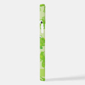 Froschmuster, grüne Frösche, Froschprinz, Ihr Name iPhone Hülle (Rechte Seite)