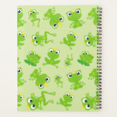 Froschmuster, grüne Frösche, Froschprinz, Ihr Name Planer (Rückseite)