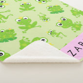Froschmuster, grüne Frösche, Froschprinz, Ihr Name Sherpadecke (3/4)