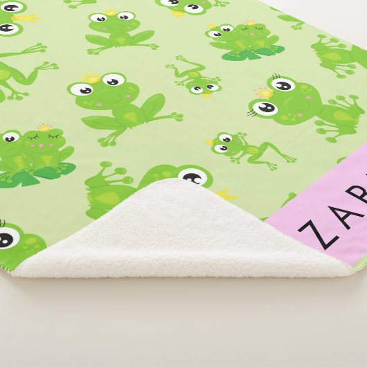 Froschmuster, grüne Frösche, Froschprinz, Ihr Name Sherpadecke (3/4)