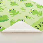 Froschmuster, grüne Frösche, Froschprinz, Ihr Name Sherpadecke (3/4)