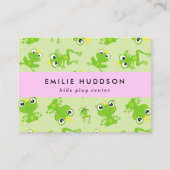 Froschmuster, Kinderspielzentrum, Aktivitätszentru Visitenkarte (Vorderseite)