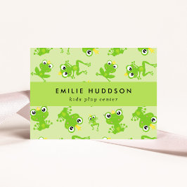 Froschmuster, Kinderspielzentrum, Aktivitätszentru Visitenkarte