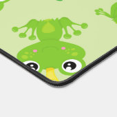 Froschmuster, Niedliche Frösche, grüne Frösche, Fr Schreibtischunterlage (Ecke)
