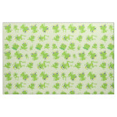 Froschmuster, Niedliche Frösche, grüne Frösche, Fr Stoff (Fat Quarter (45,7 x 55,9 cm))