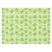 Froschmuster, Niedliche Frösche, grüne Frösche, Fr Tischdecke (Vorderseite (Horizontal))