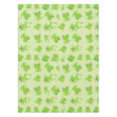 Froschmuster, Niedliche Frösche, grüne Frösche, Fr Tischdecke (Vorderseite)