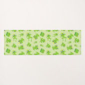 Froschmuster, Niedliche Frösche, grüne Frösche, Fr Yogamatte (Rückseite (Horizontal))