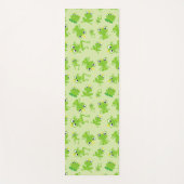 Froschmuster, Niedliche Frösche, grüne Frösche, Fr Yogamatte (Vorderseite)
