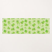 Froschmuster, Niedliche Frösche, grüne Frösche, Fr Yogamatte (Vorderseite (Horizontal))