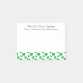 Froschmuster Post-it Klebezettel (Vorderseite)