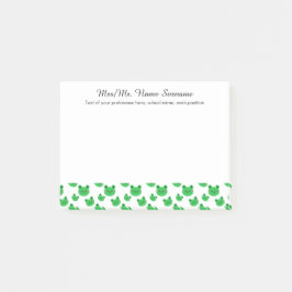 Froschmuster Post-it Klebezettel