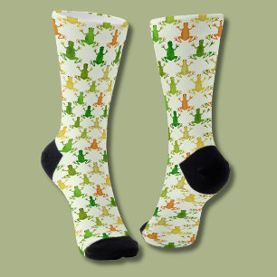 Froschmuster Socken