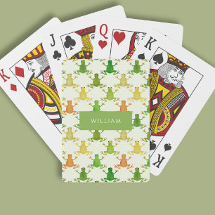 Froschmuster Spielkarten