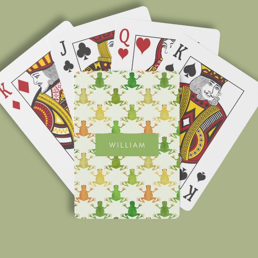 Froschmuster Spielkarten