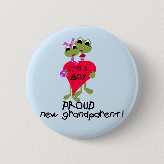 Froschmutter von Boy Tshirts und Geschenke Button (Vorderseite)