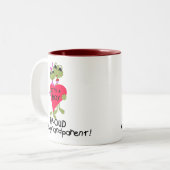 Froschmutter von Boy Tshirts und Geschenke Zweifarbige Tasse (Vorderseite Links)