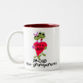 Froschmutter von Boy Tshirts und Geschenke Zweifarbige Tasse (Links)