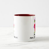 Froschmutter von Boy Tshirts und Geschenke Zweifarbige Tasse (Mittel)